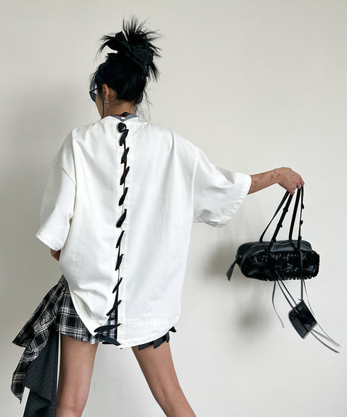 Side Line V-neck Dress